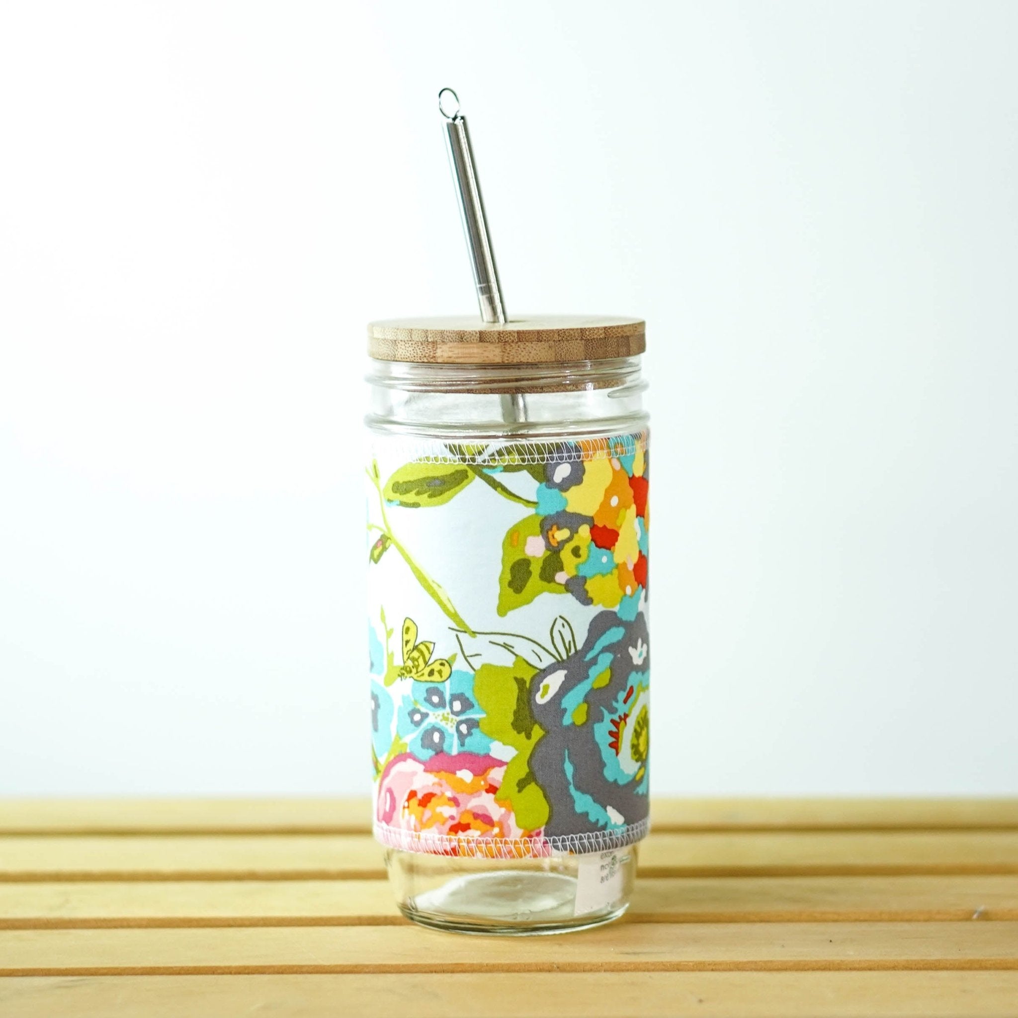 Glass Tumbler - Glass Tumbler with Straw