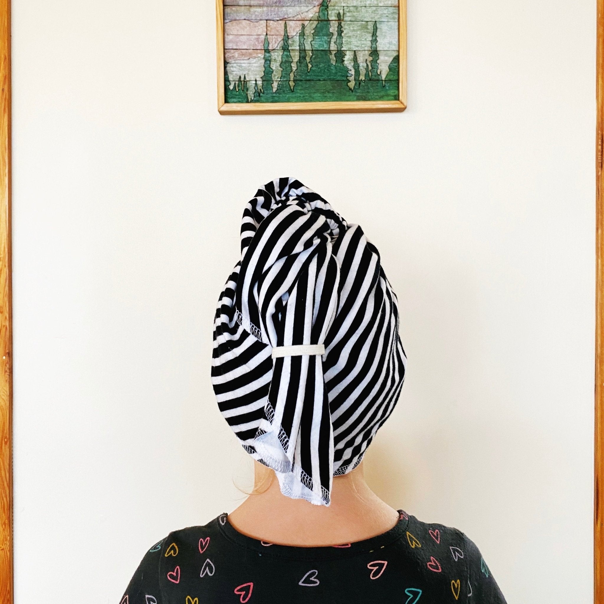 Hair Towel: Flannel - Marley's Monsters