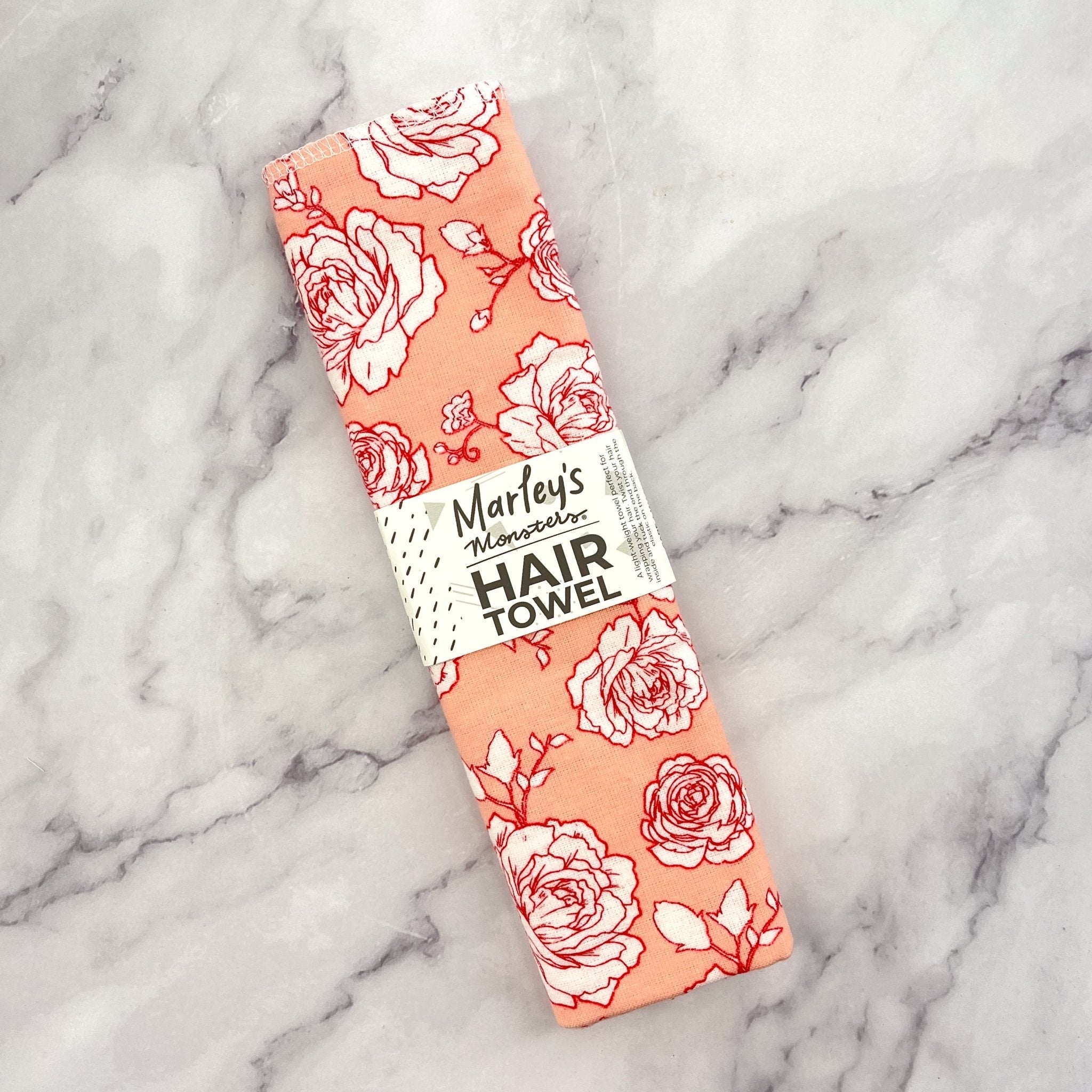 Hair Towel: Flannel - Marley's Monsters