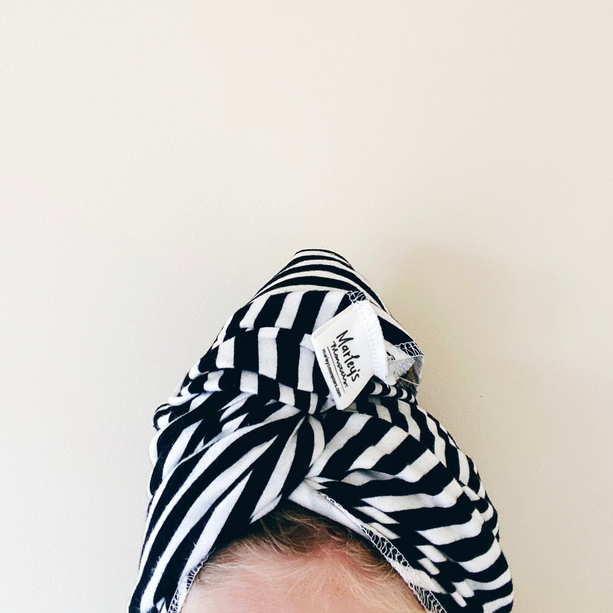 Hair Towel: Flannel - Marley's Monsters