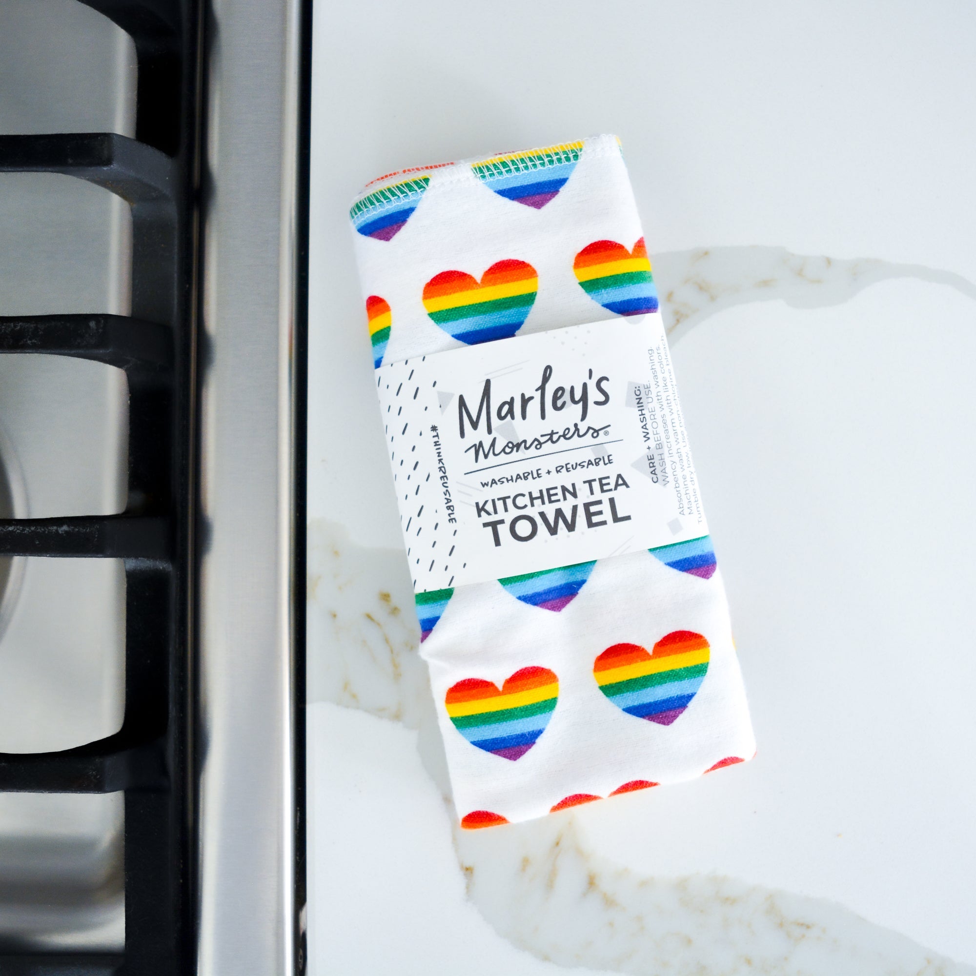 Kitchen Tea Towel: Pride Edition - Marley's Monsters