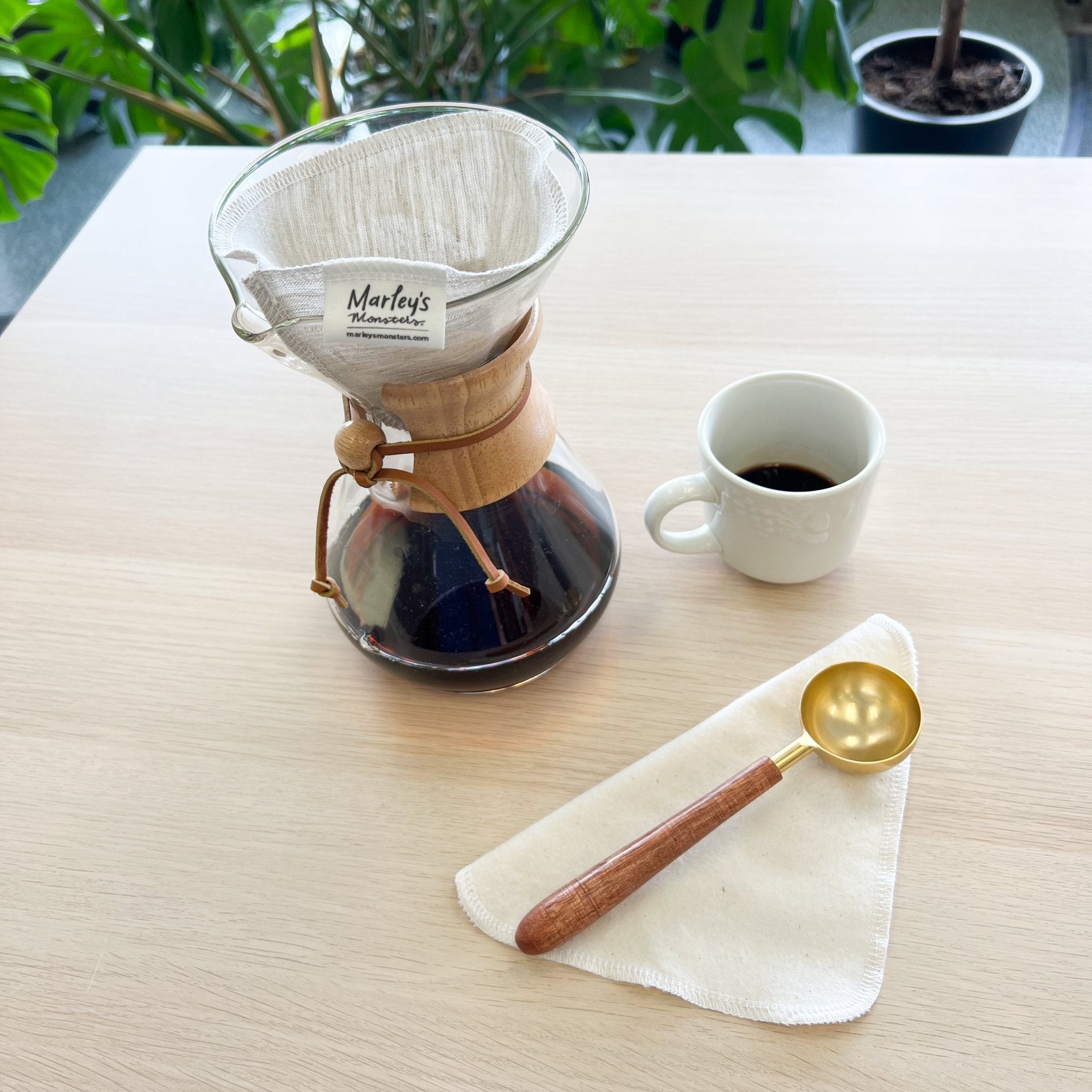 Organic Reusable Coffee Filters: Cone 