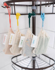 Organic Soap Saver Bags: Face, Body, Shampoo, Conditioner - Marley's Monsters