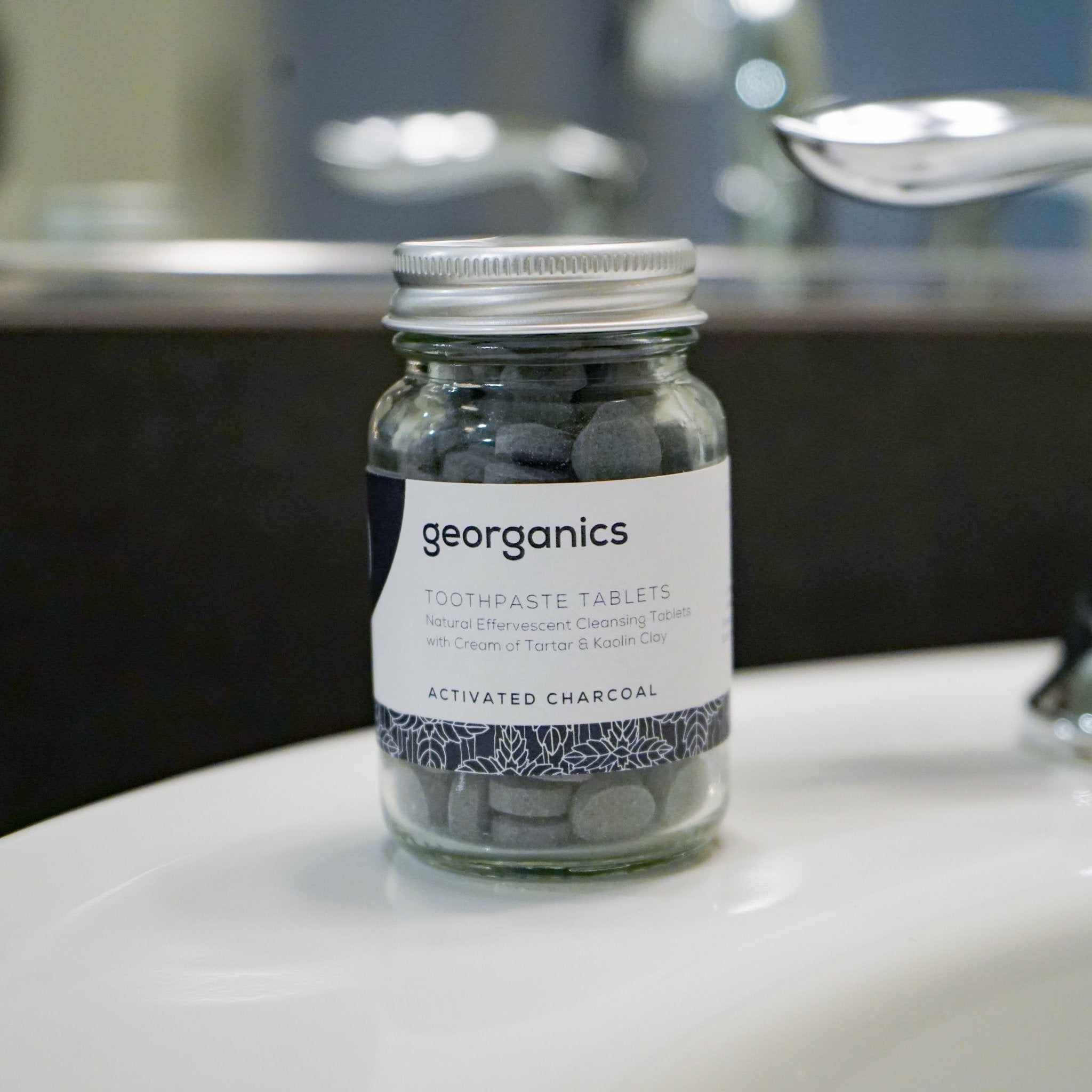 Organic Toothpaste Tabs: Activated Charcoal - Marley's Monsters
