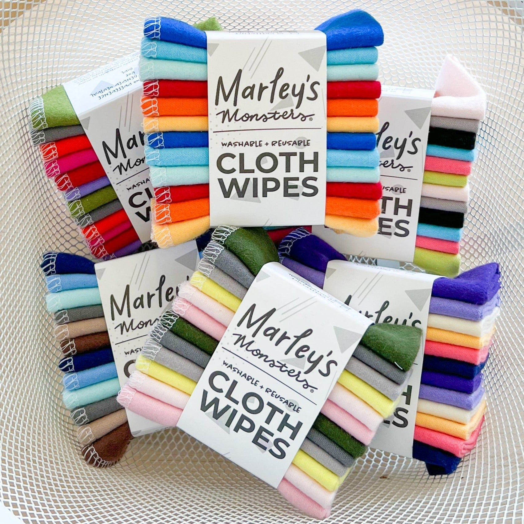*Overstock* Cloth Wipes: Specialty Color Mixes - Marley's Monsters