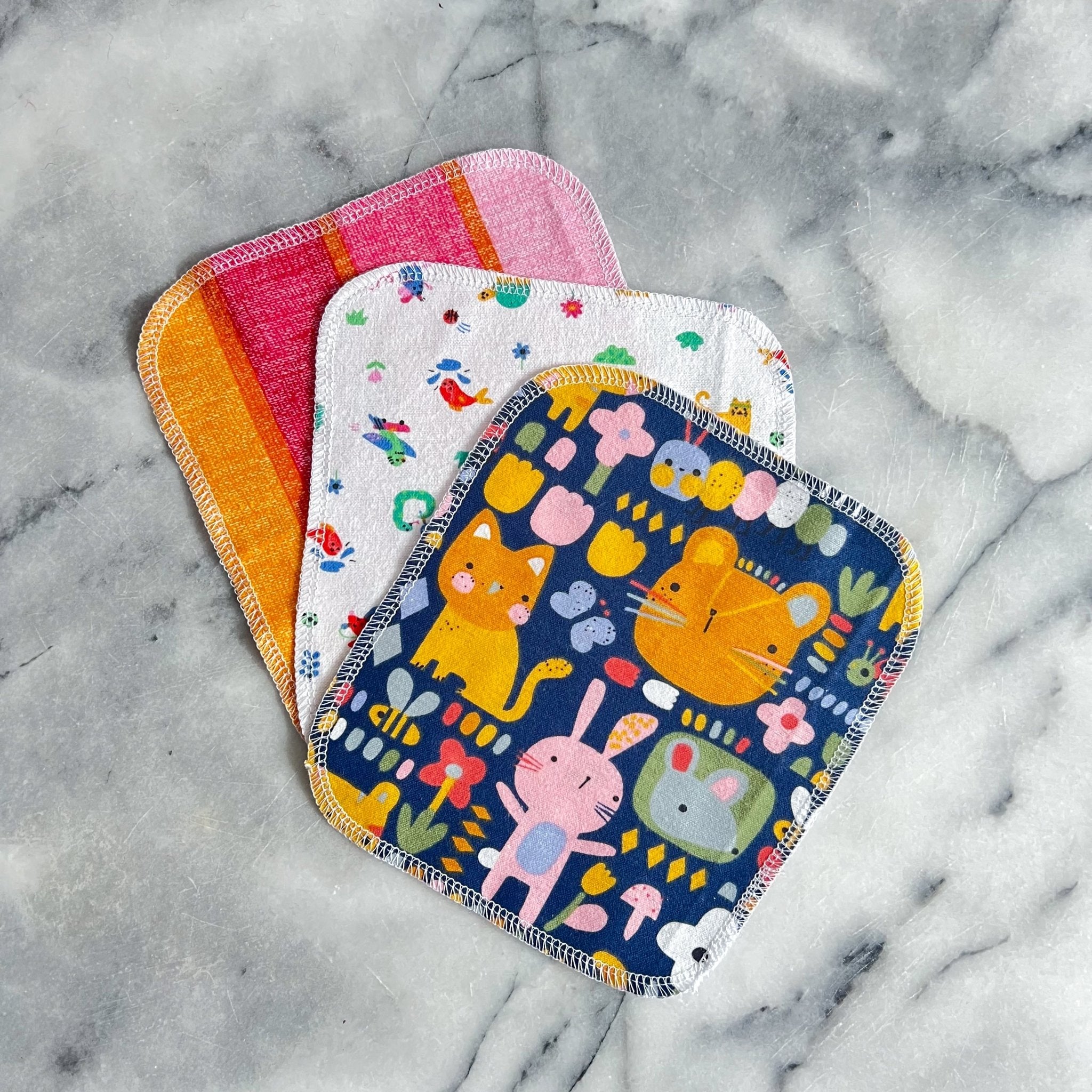 **Overstock** Cloth Wipes: Themed Prints - Marley&#39;s Monsters