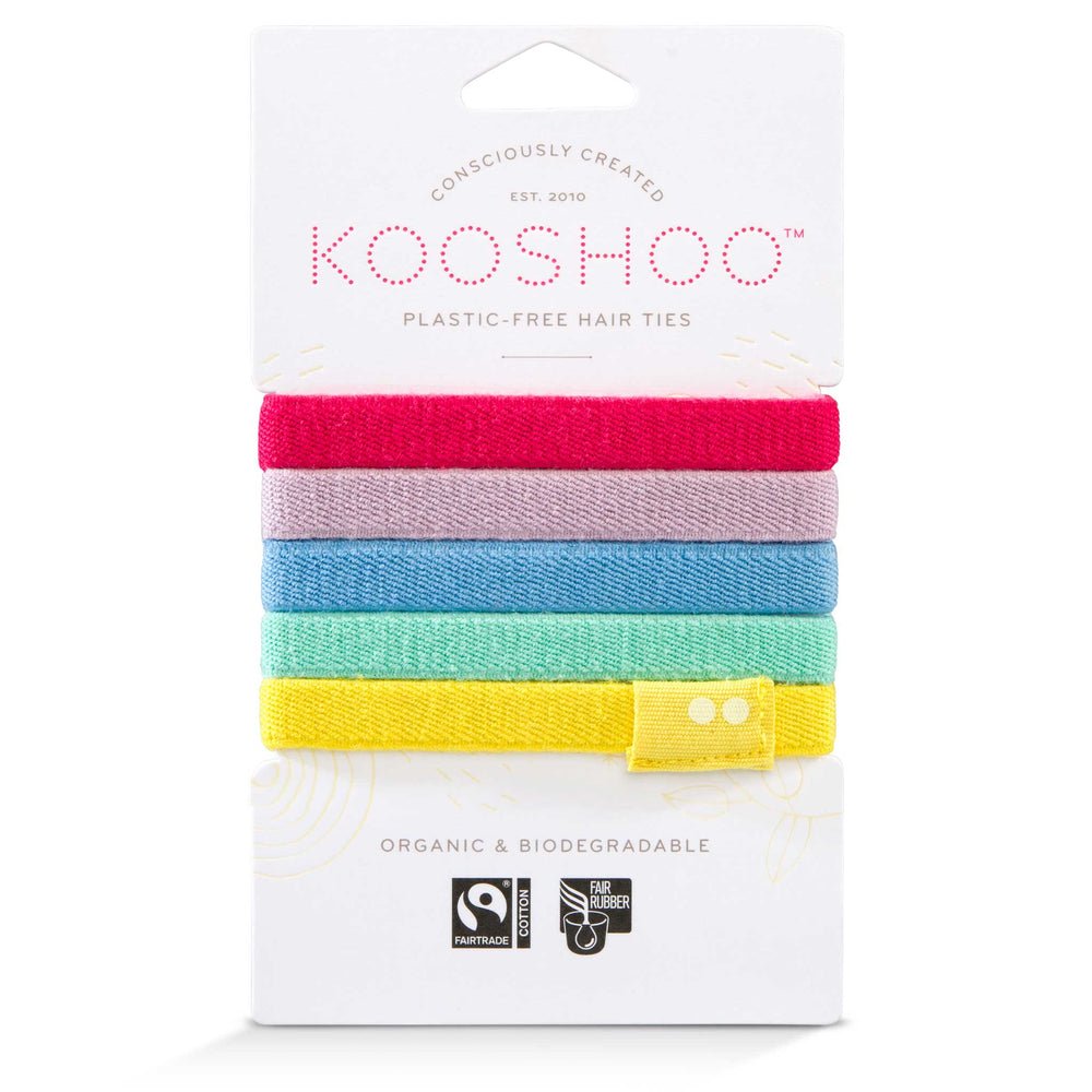 Plastic Free Hair Ties: 5 Pack - Marley's Monsters
