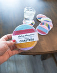 Scrap Felt Coasters: 6-Pack - Marley's Monsters