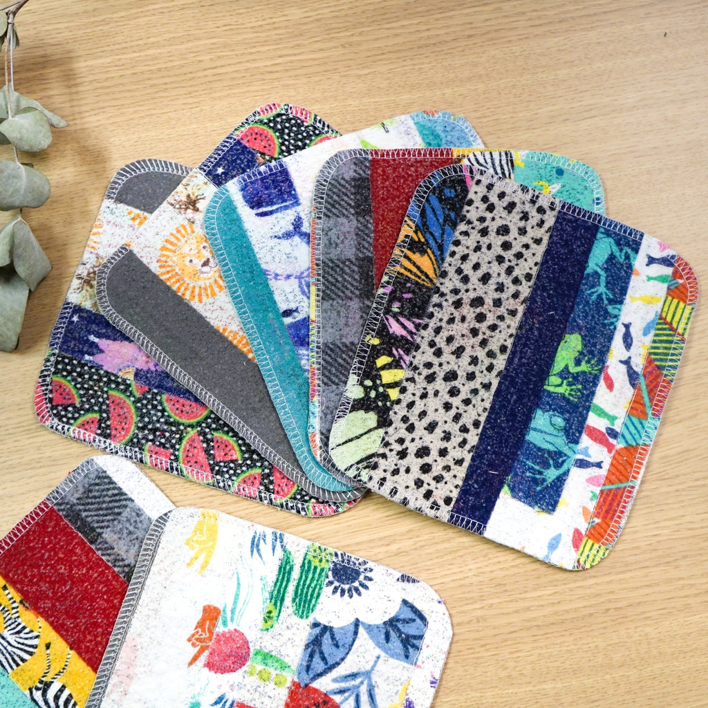 Scrap Felt Dish Cloth - Marley's Monsters