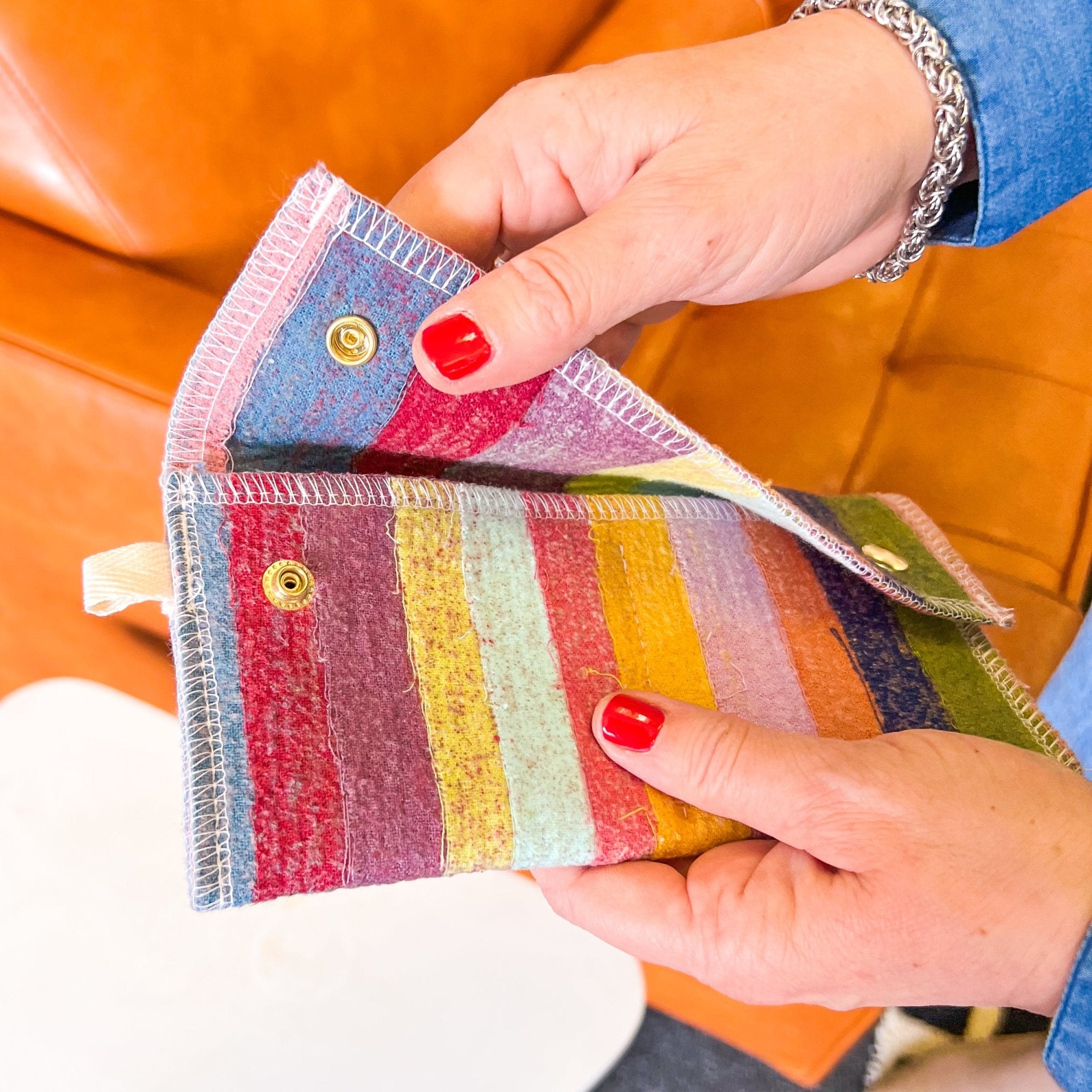 Scrap Felt Wallet | Marley's Monsters | Eugene, OR