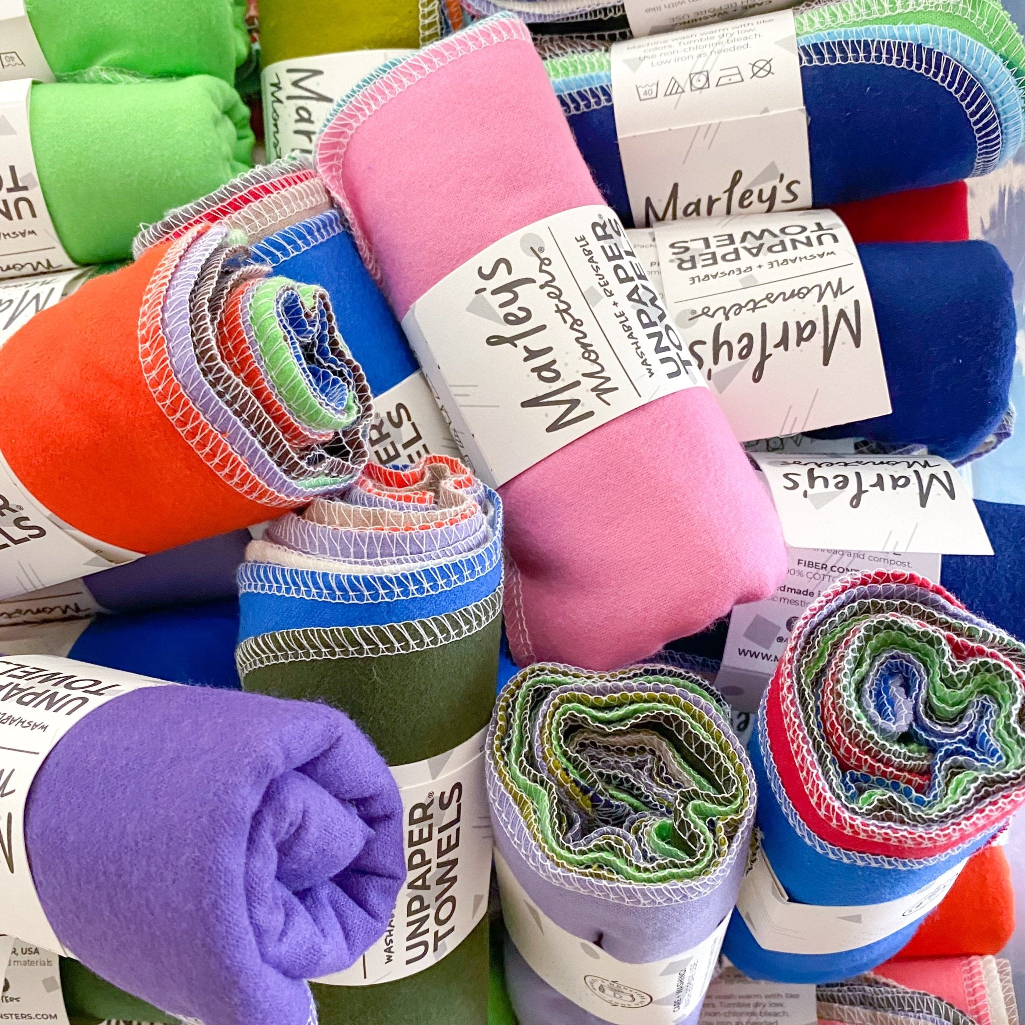 *Seconds* 6 UNpaper® Towels: Solid Colors - Marley's Monsters