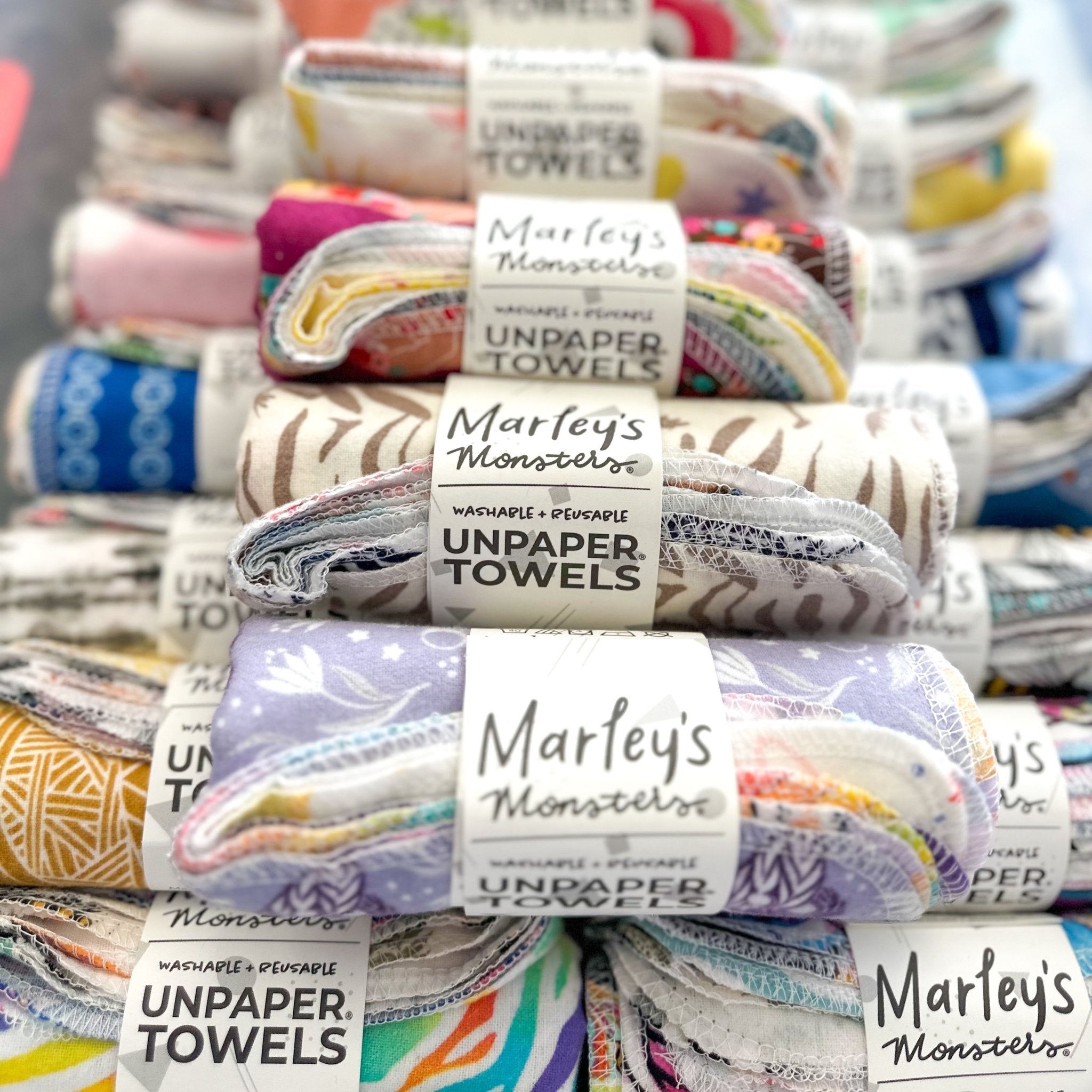 *Seconds* 6 UNpaper® Towels: Surprise Prints - Marley's Monsters