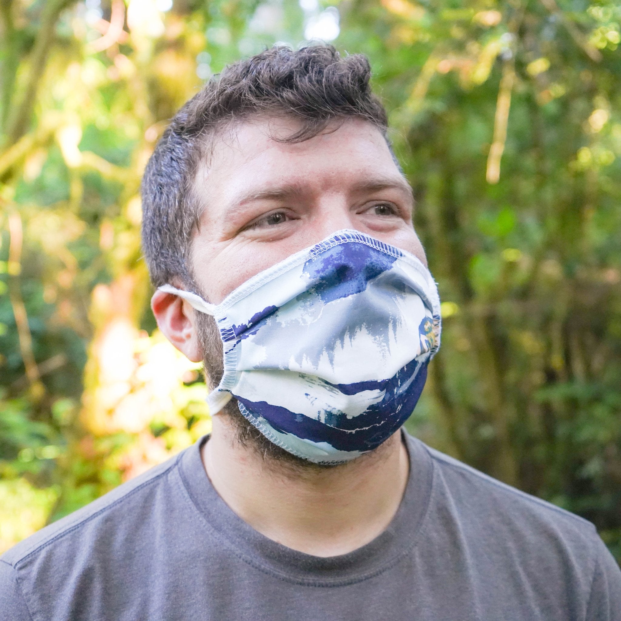 *Seconds* Face Mask: Ties - Lightweight Cotton - Marley's Monsters