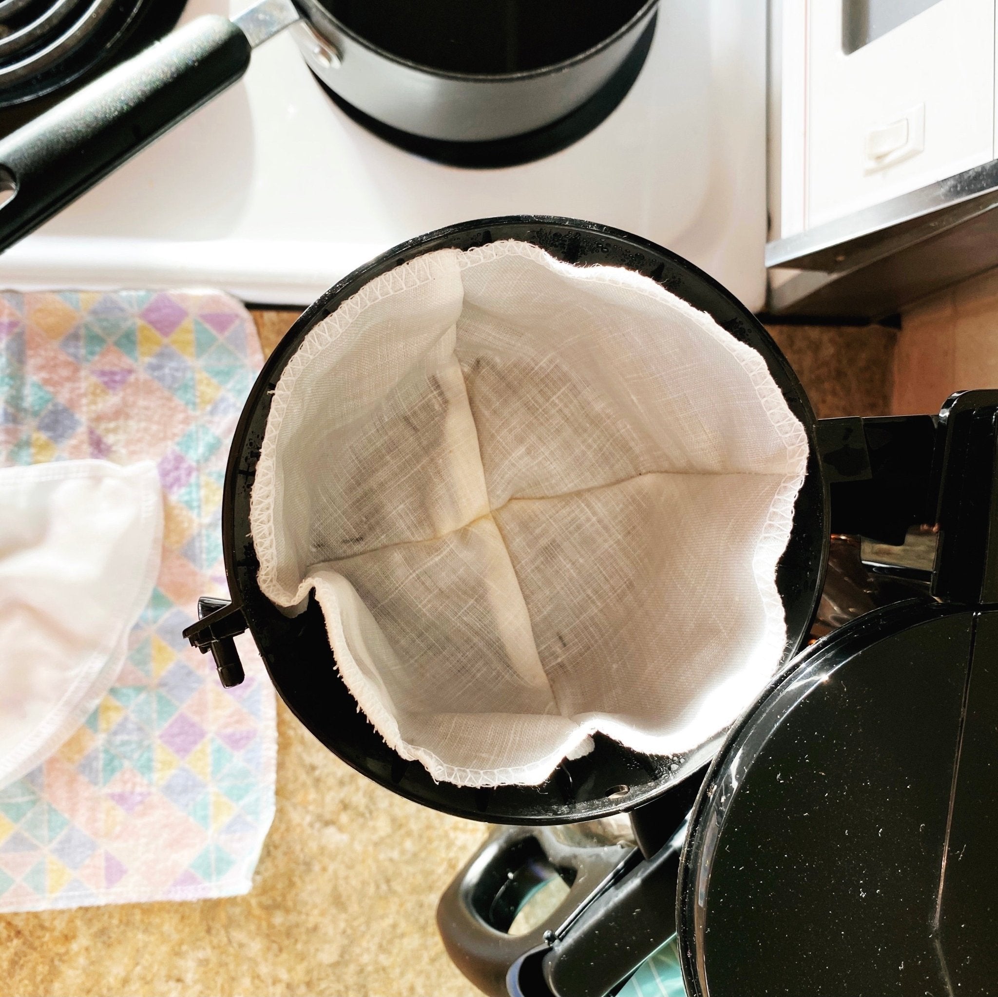 *Seconds* Reusable Coffee Filters: Basket - Marley's Monsters