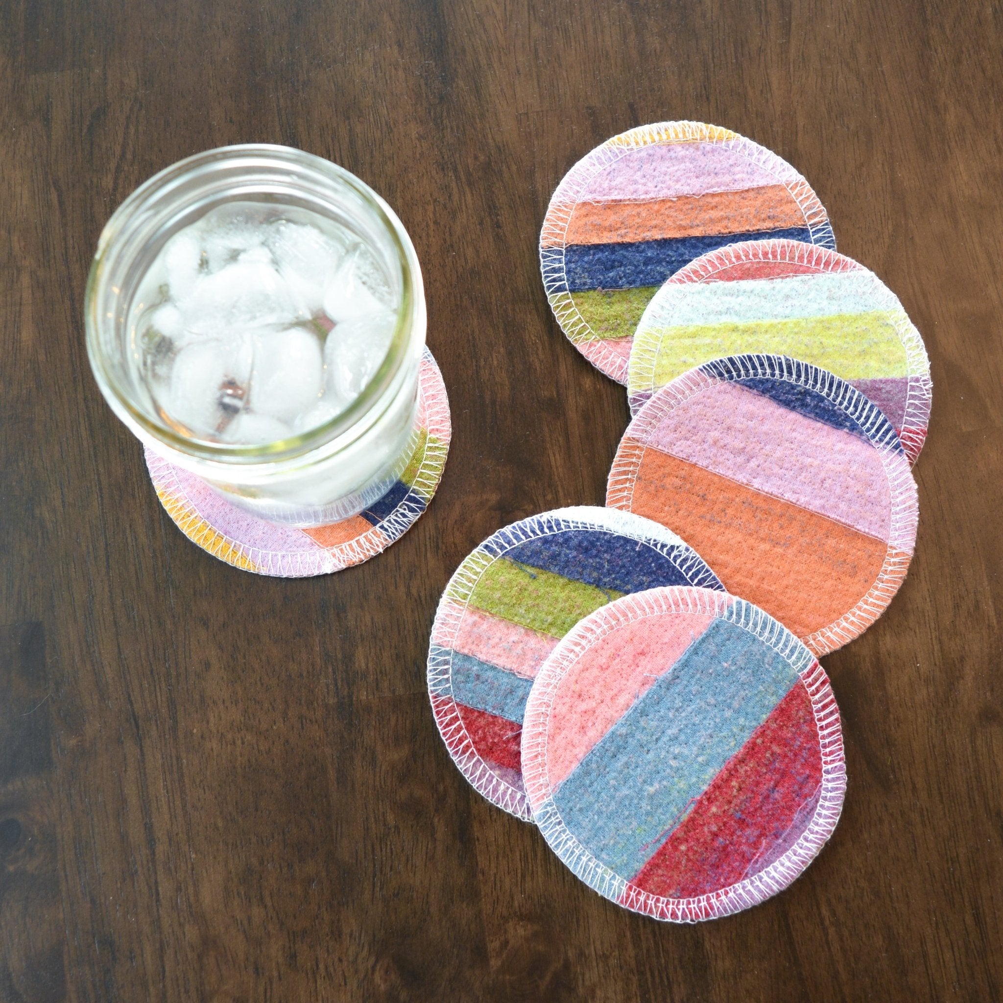 *Seconds* Scrap Felt Coasters: 6-Pack - Marley's Monsters