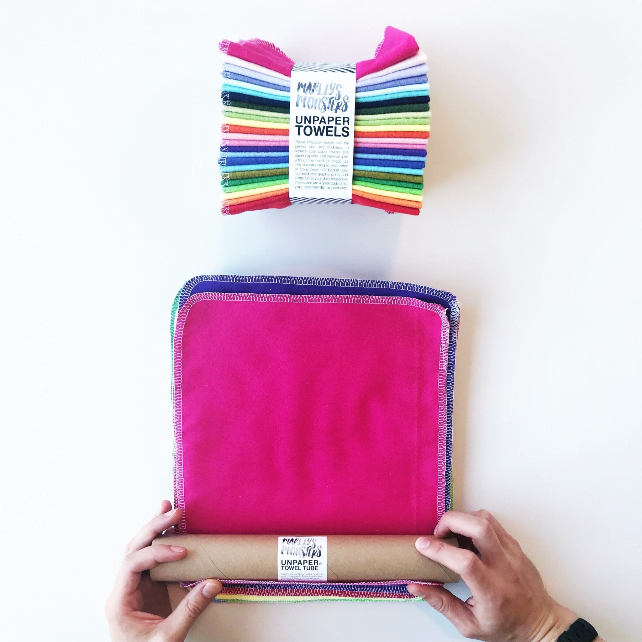 *Seconds* UNpaper® Towel Tube: Kraft - Marley's Monsters