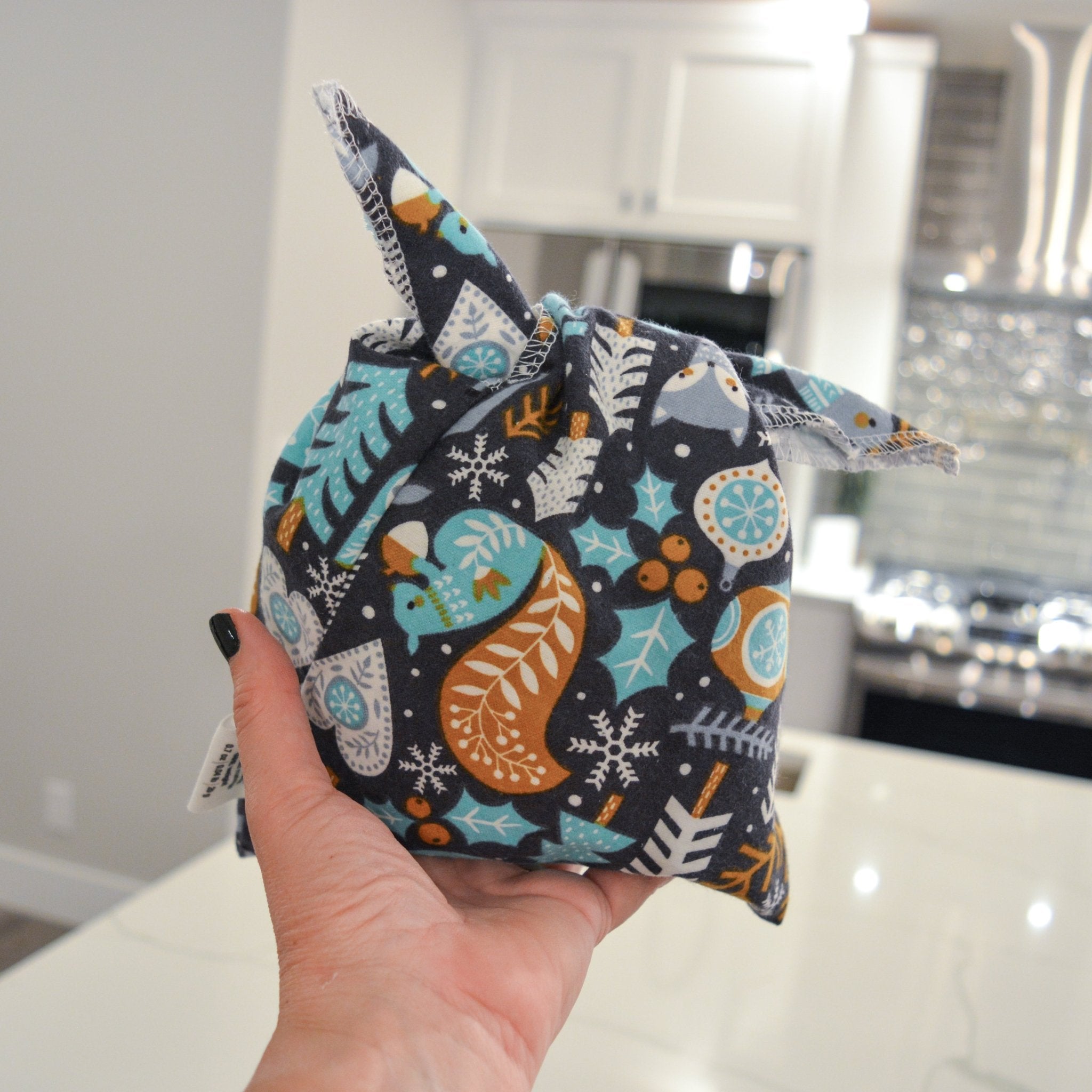 Small Bento Bag: Holiday Prints - Marley&#39;s Monsters