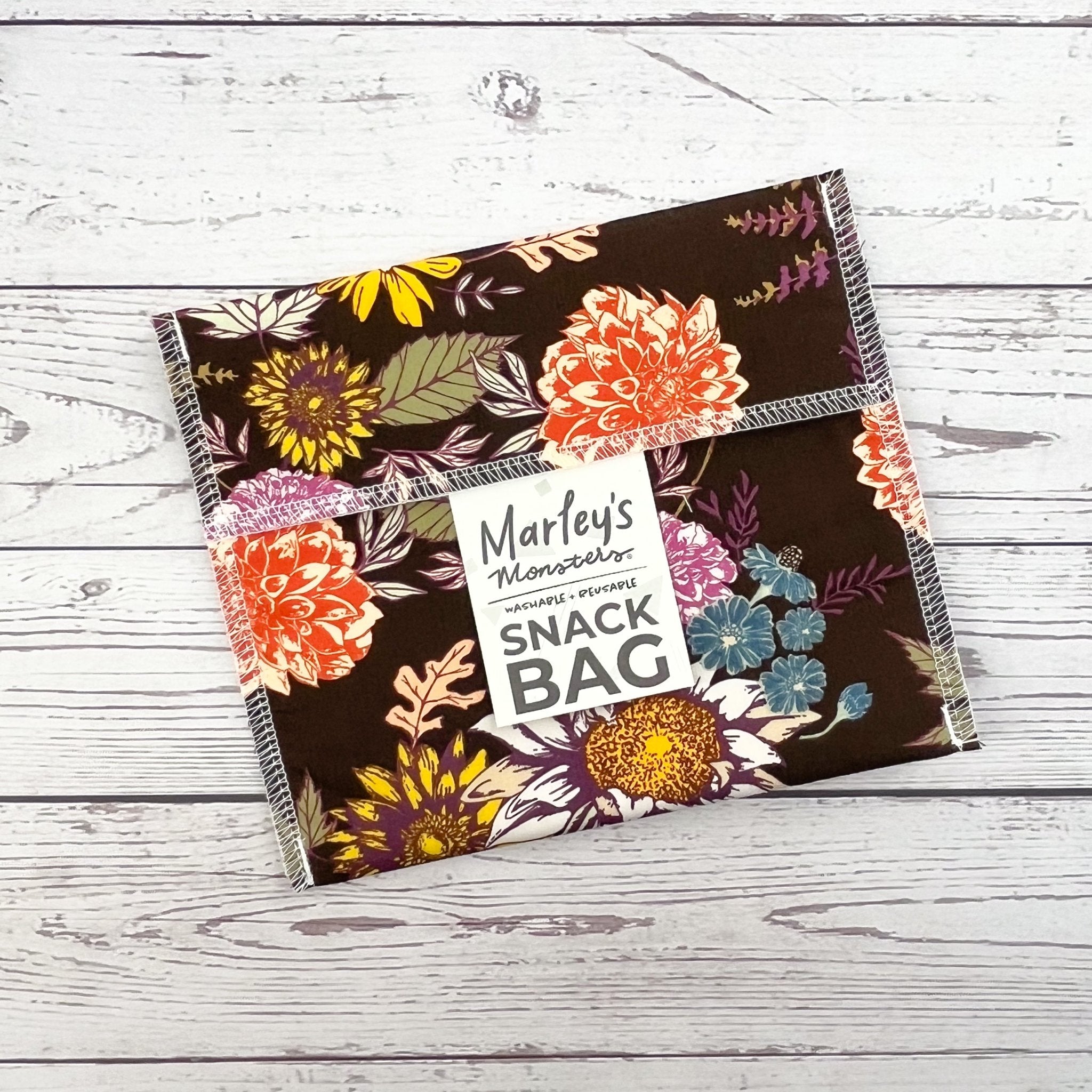 Mini Reusable Trash Bag | Marley's Monsters | Eugene, Oregon Black