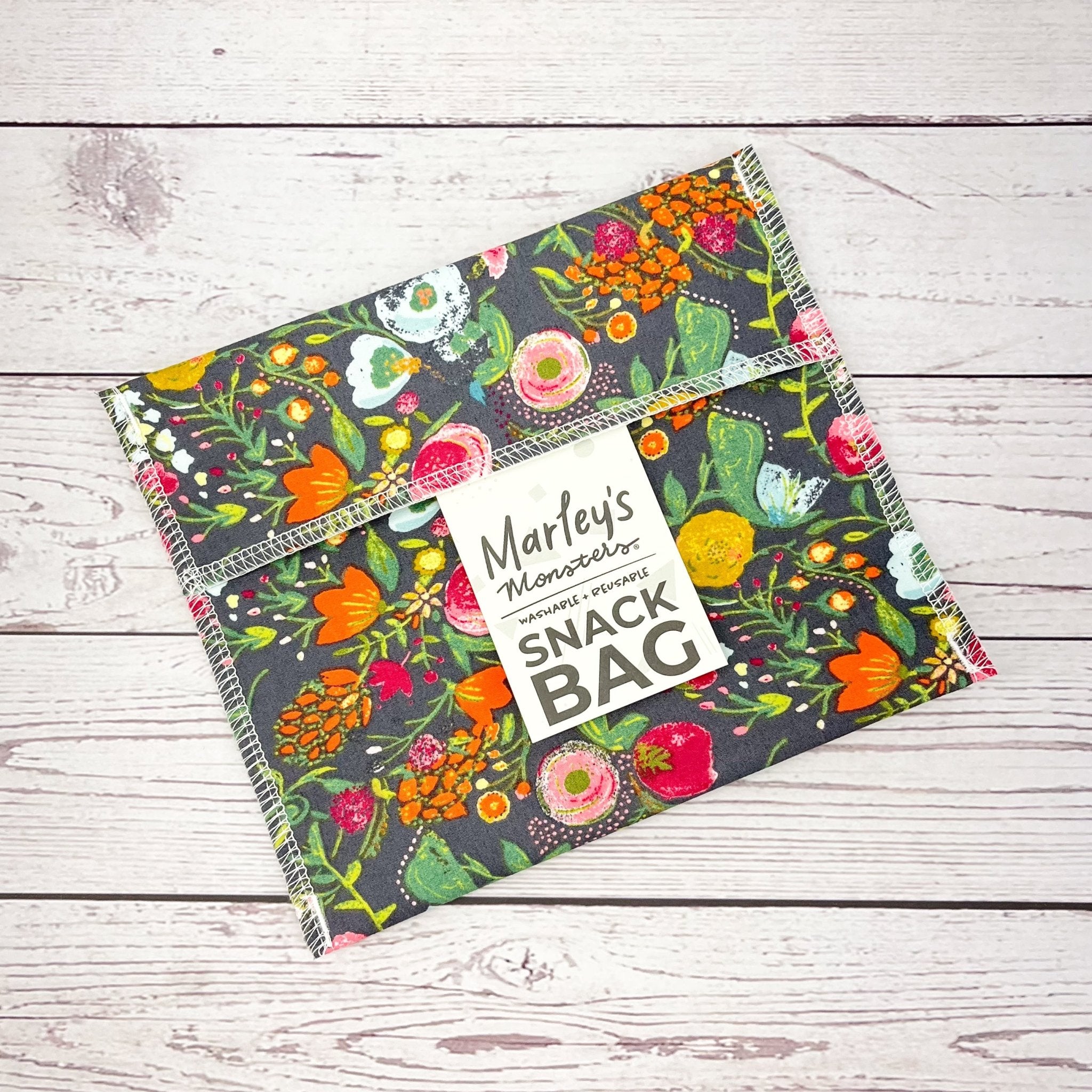 Mini Reusable Trash Bag | Marley's Monsters | Eugene, Oregon Black