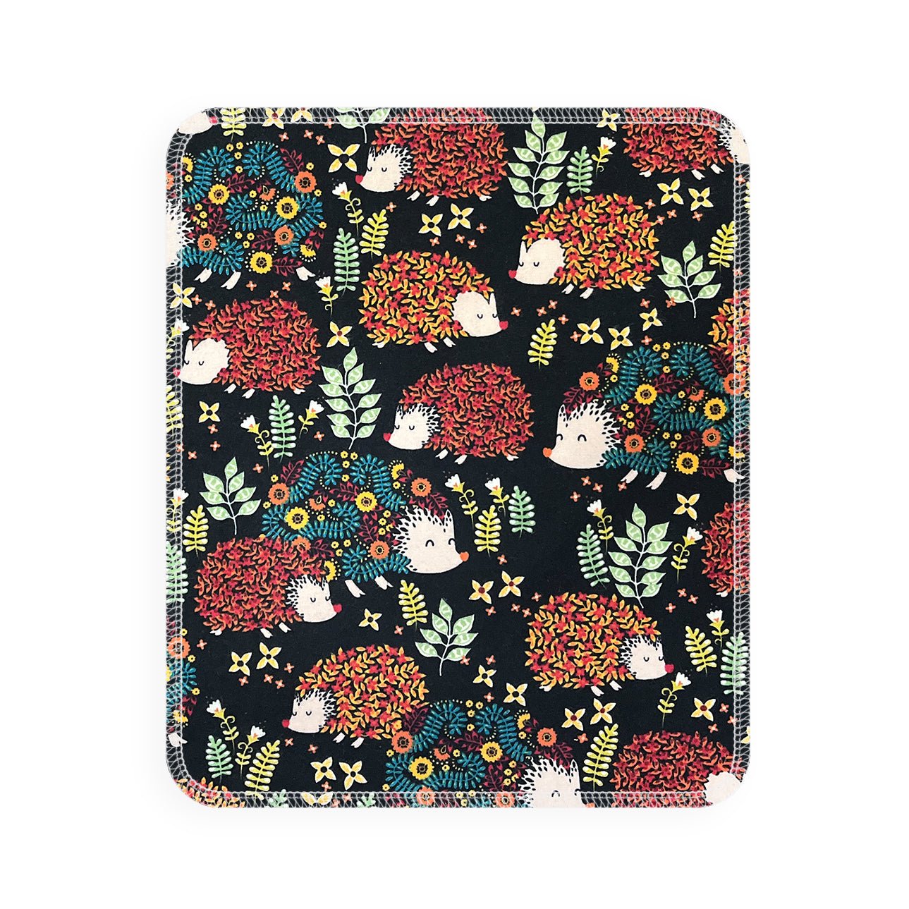 Marley's Monsters UNpaper® Towel Single: Floral Hedgehogs