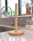 Wooden UNpaper® Towel Holder - Marley's Monsters alone without any Towels on it