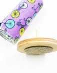 Marley's Monsters UNpaper® Towels + Wooden Holder image shows removable base with felt counter protector on the bottom