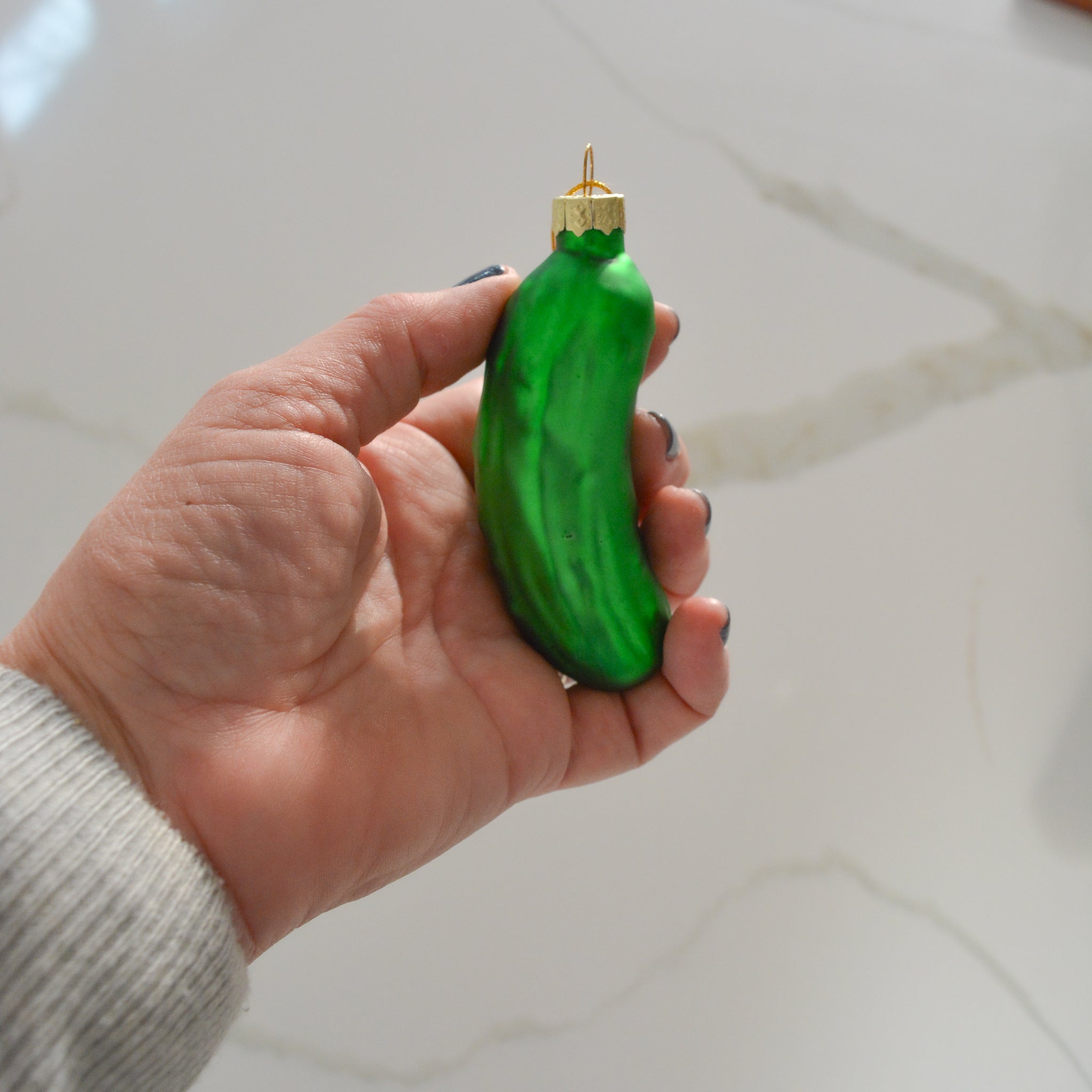 UNpaper® Towels: Holiday Pickles (6 count roll) + Glass Pickle Ornament - Marley&#39;s Monsters