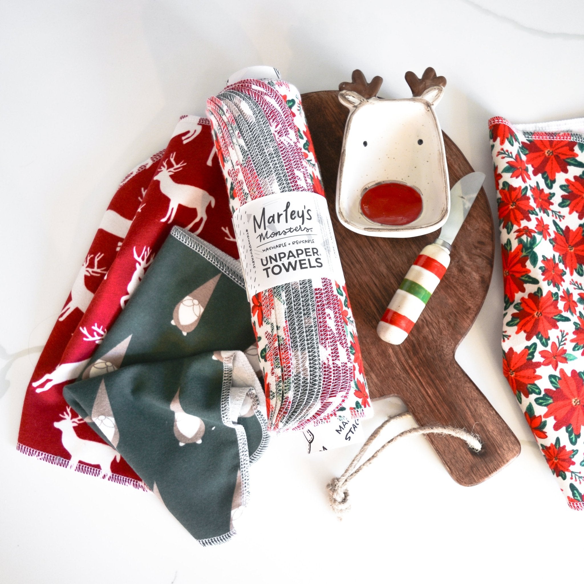 UNpaper® Towels: Home for the Holidays - Marley&#39;s Monsters