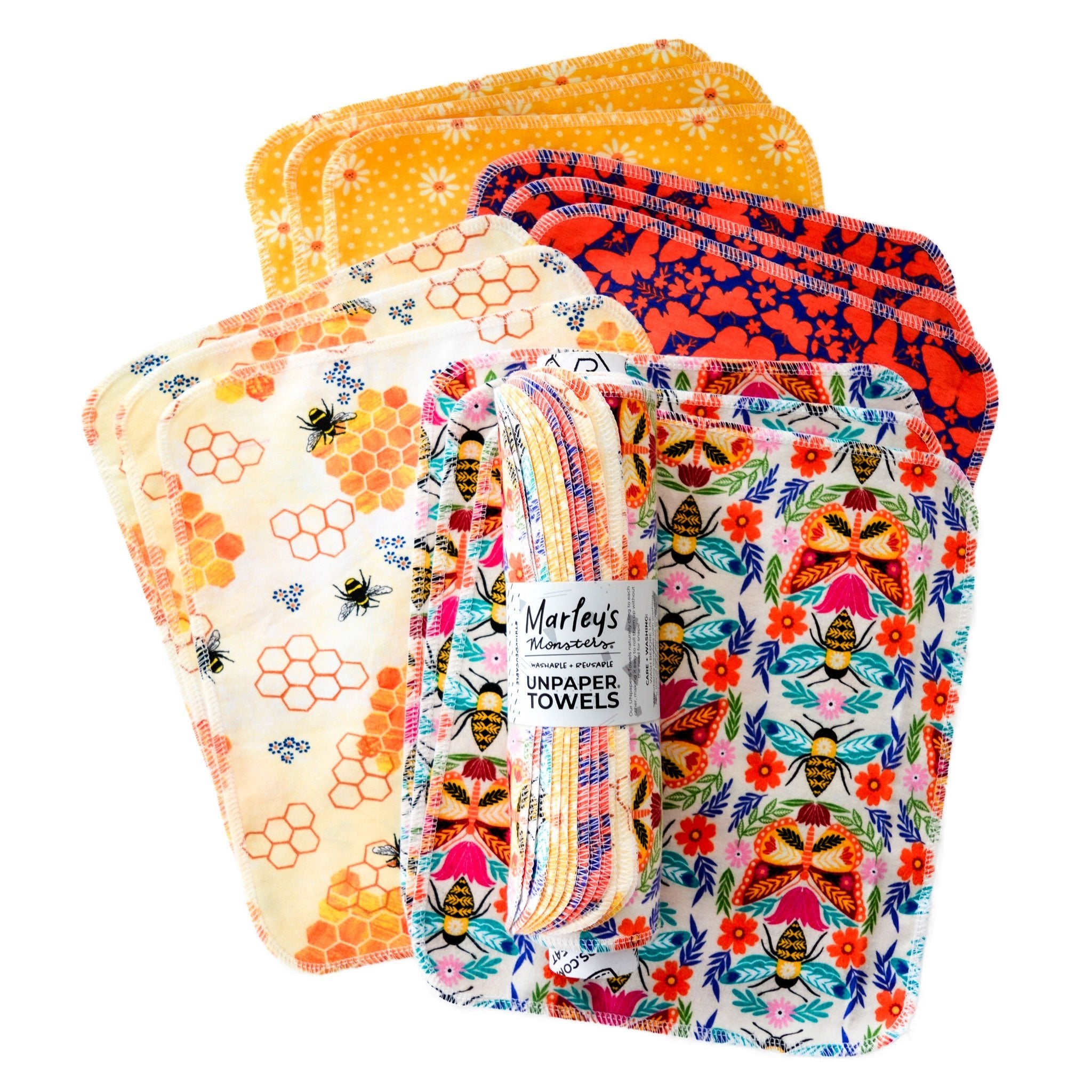 UNpaper® Towels: Pollinator Party - Marley&#39;s Monsters