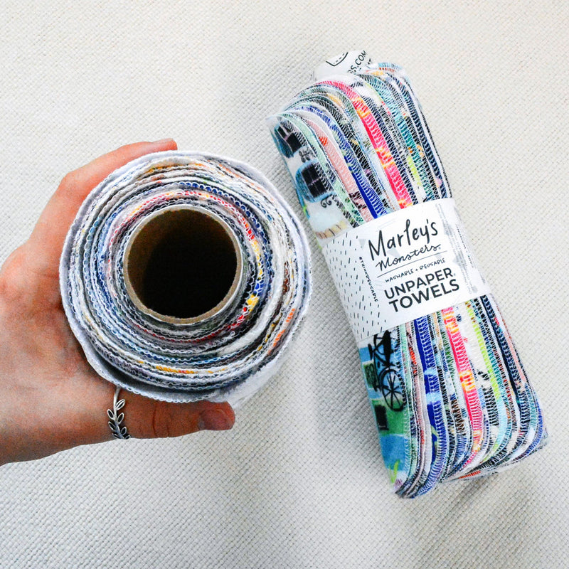 Reusable UNpaper Towels in assorted prints
