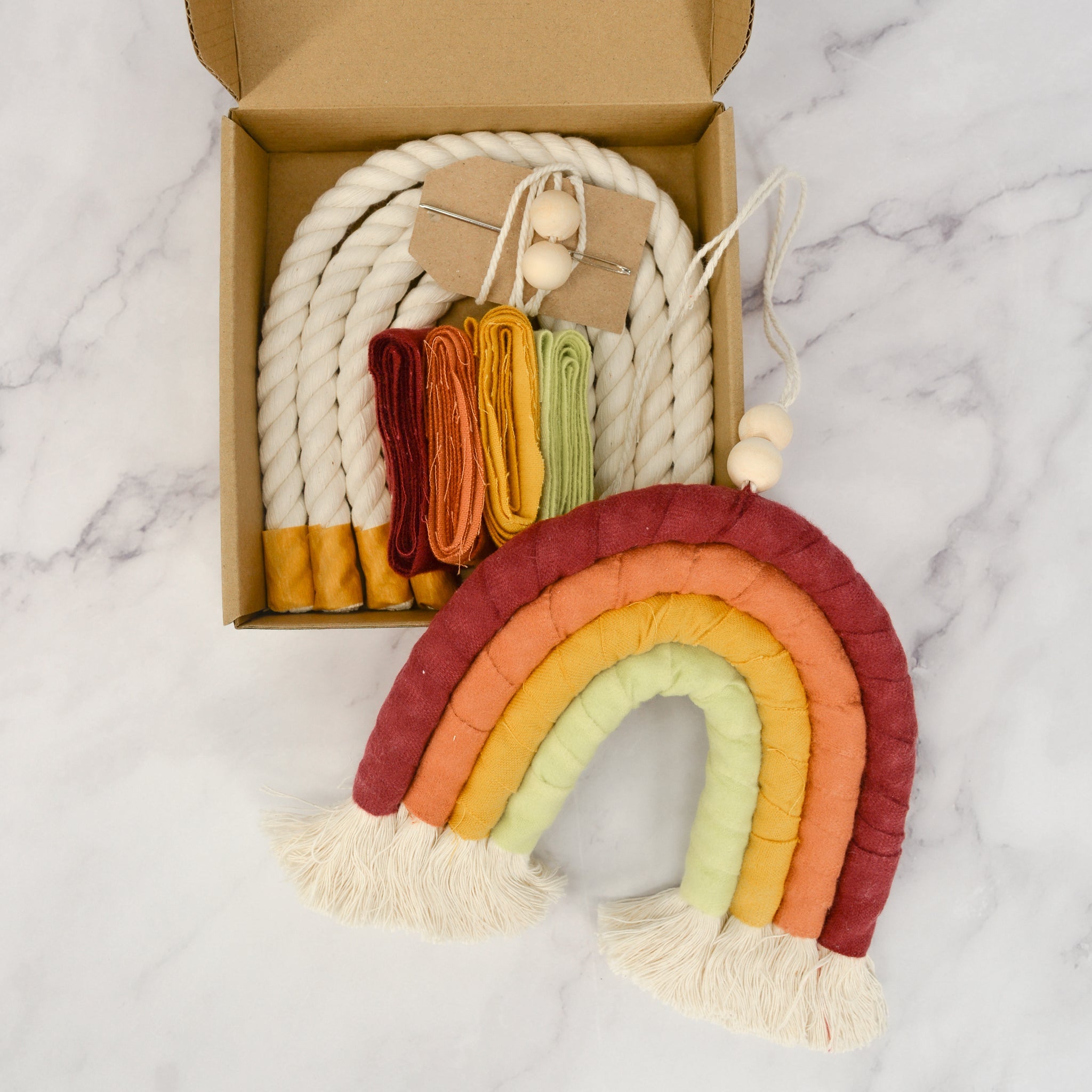 DIY Macrame Rainbow Kit