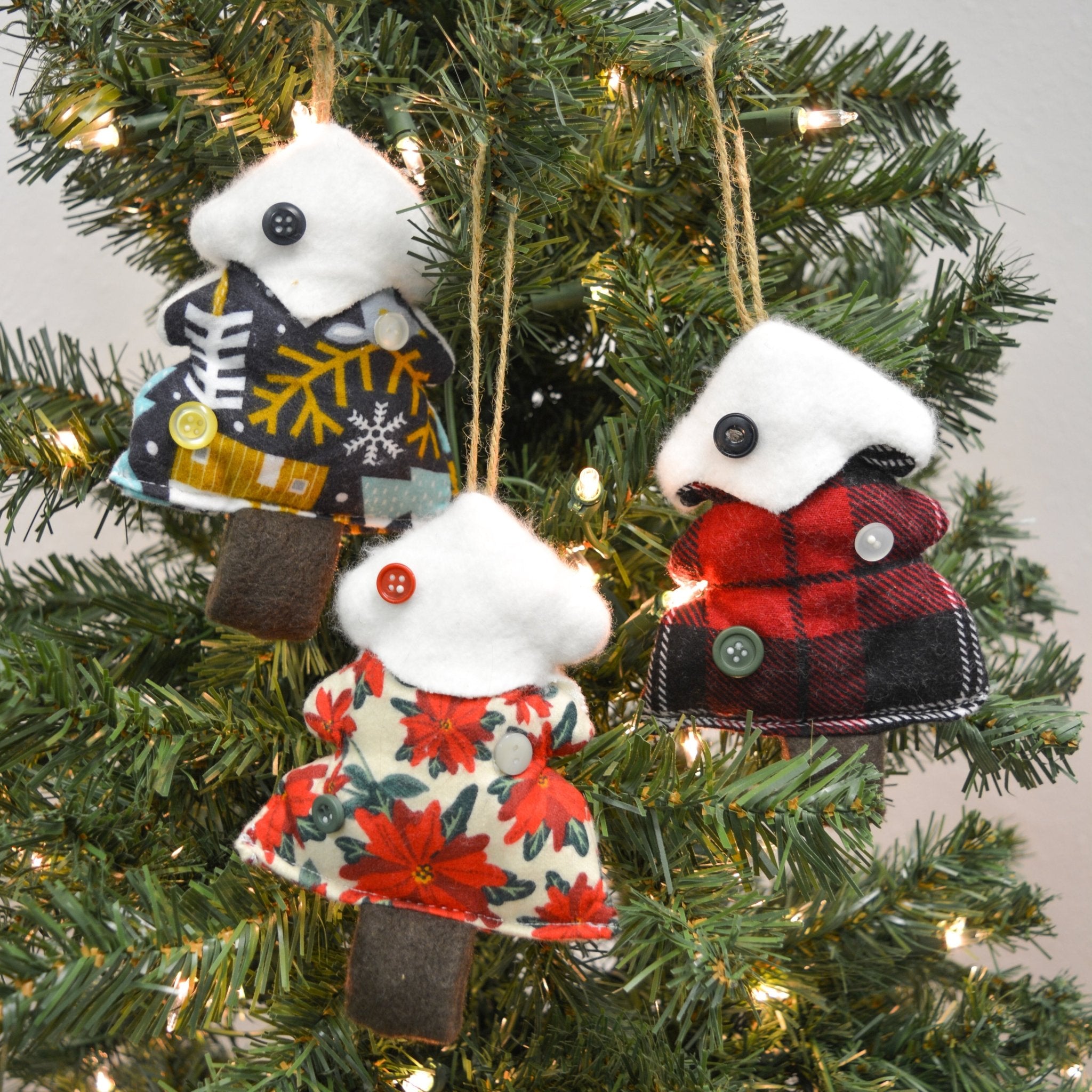 Upcycled Ornament: Trees - Marley's Monsters