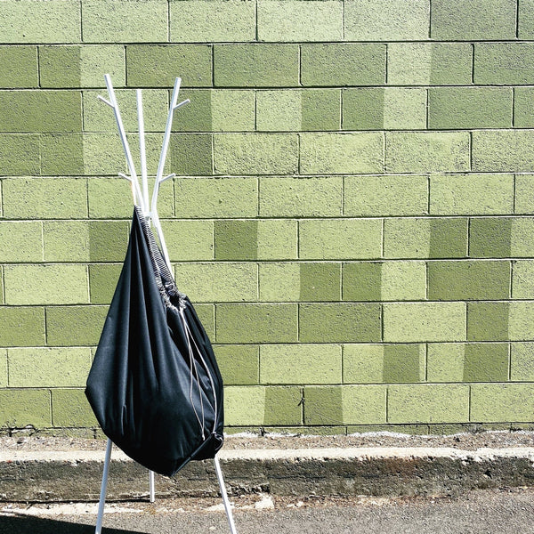 Reusable Trash Bag | Washable Pail Liner by Marley's Monsters Large / Stripes/Black