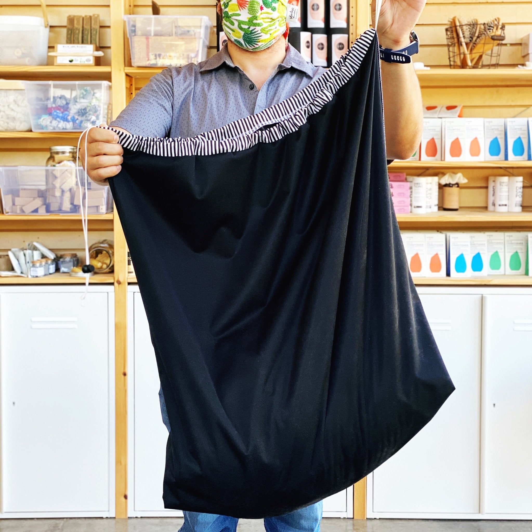 Mini Reusable Trash Bag | Marley's Monsters | Eugene, Oregon Black