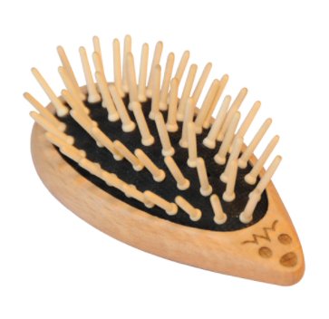 Wooden Travel Hairbrush: Small Hedgehog - Marley&#39;s Monsters