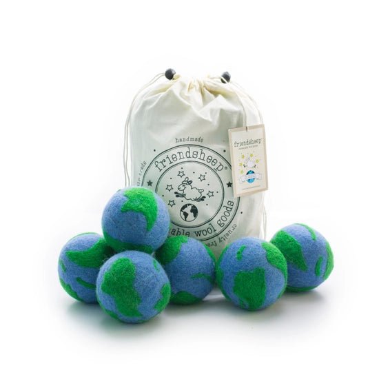 Wool Dryer Balls: Mama Earth Set Of 6 - Marley&#39;s Monsters